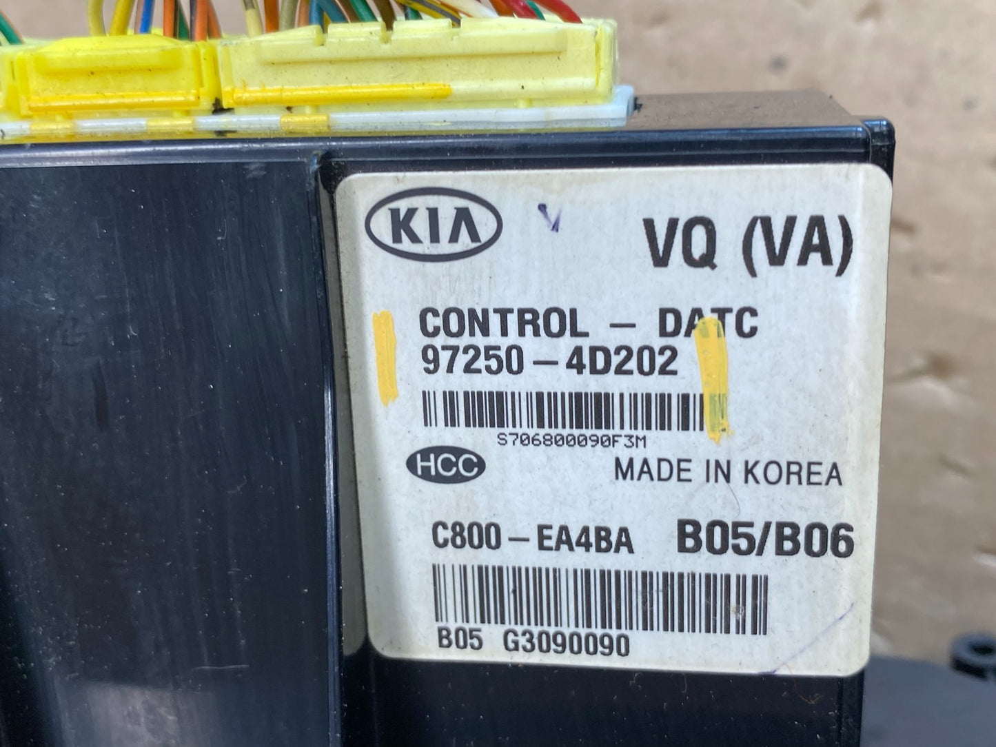 2006 to 2012 Kia Sedona Heater Temperature AC Climate Control AC6321 DG6