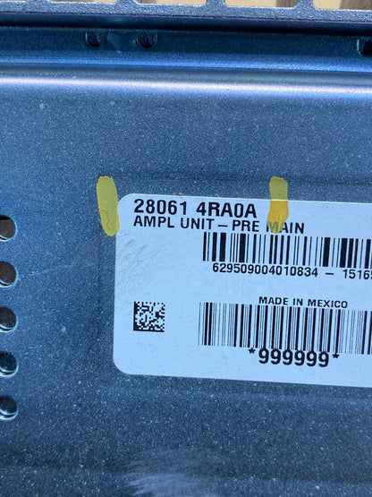 2016 to 2018 Nissan Maxima Radio Audio System Amplifier Module AMP AI9859 DW2