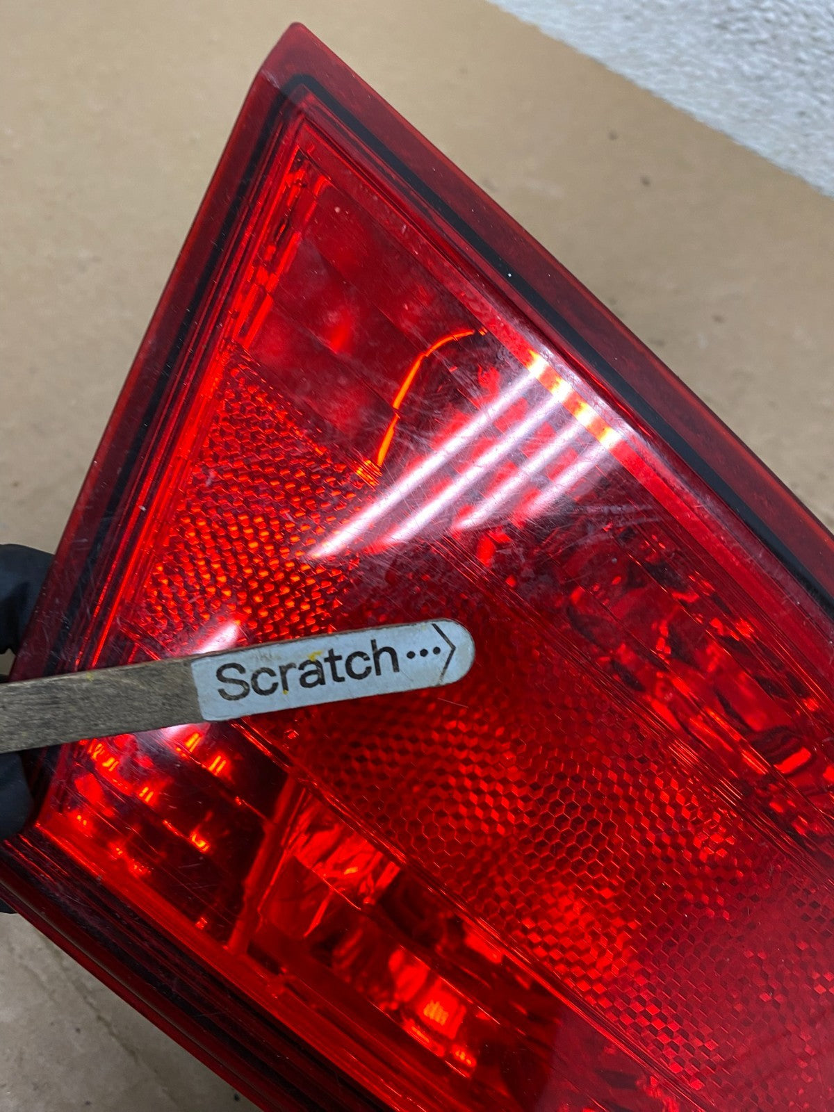 2010-2014 Subaru Legacy Left Driver LH Side Tail Light Inner OEM P2676 DW3