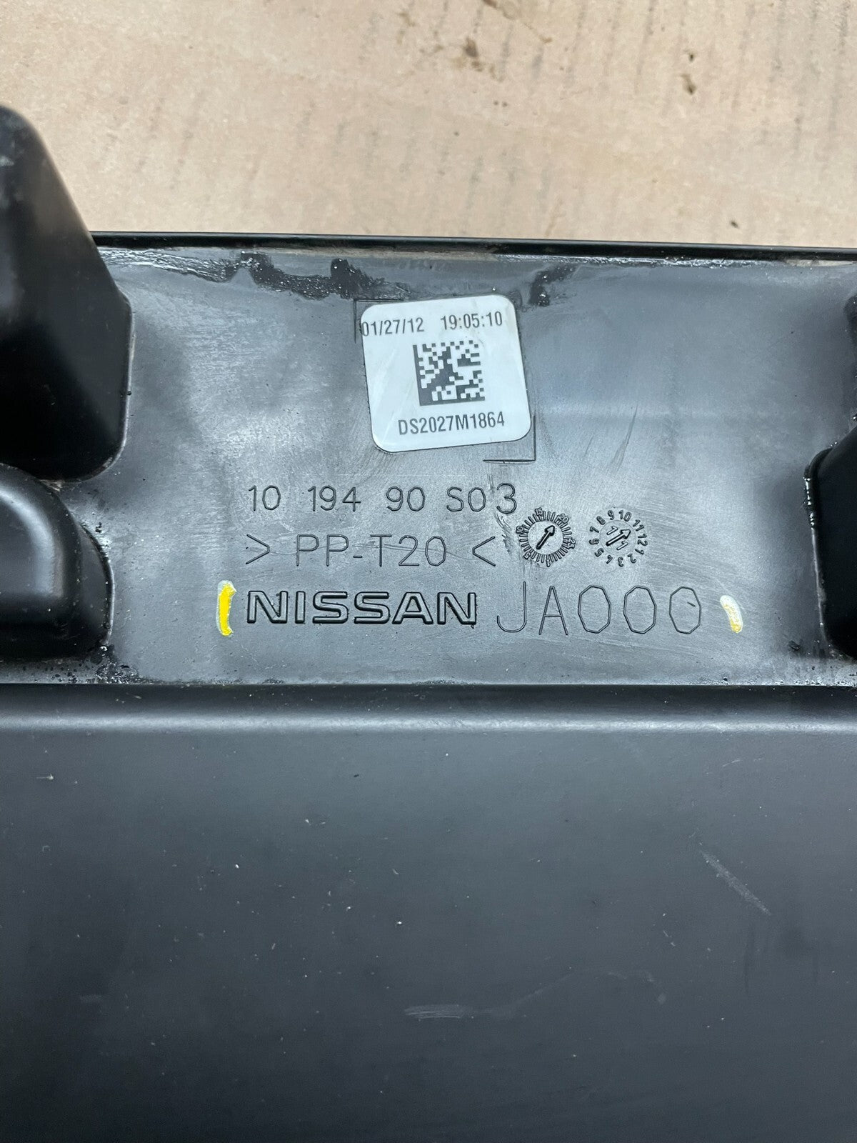 2007 to 2013 Nissan Altima 2.5L Air Duct Tube Resonator 16554-JA000 OEM G6297 DG8