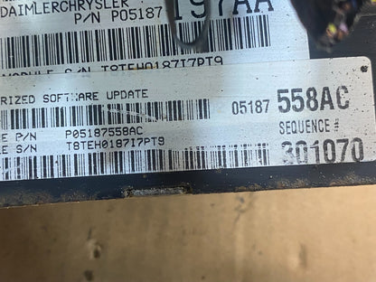 2007 Chrysler Town Country Caravan 3.8L Engine Control ECU P05187558AC AE7760 DW2