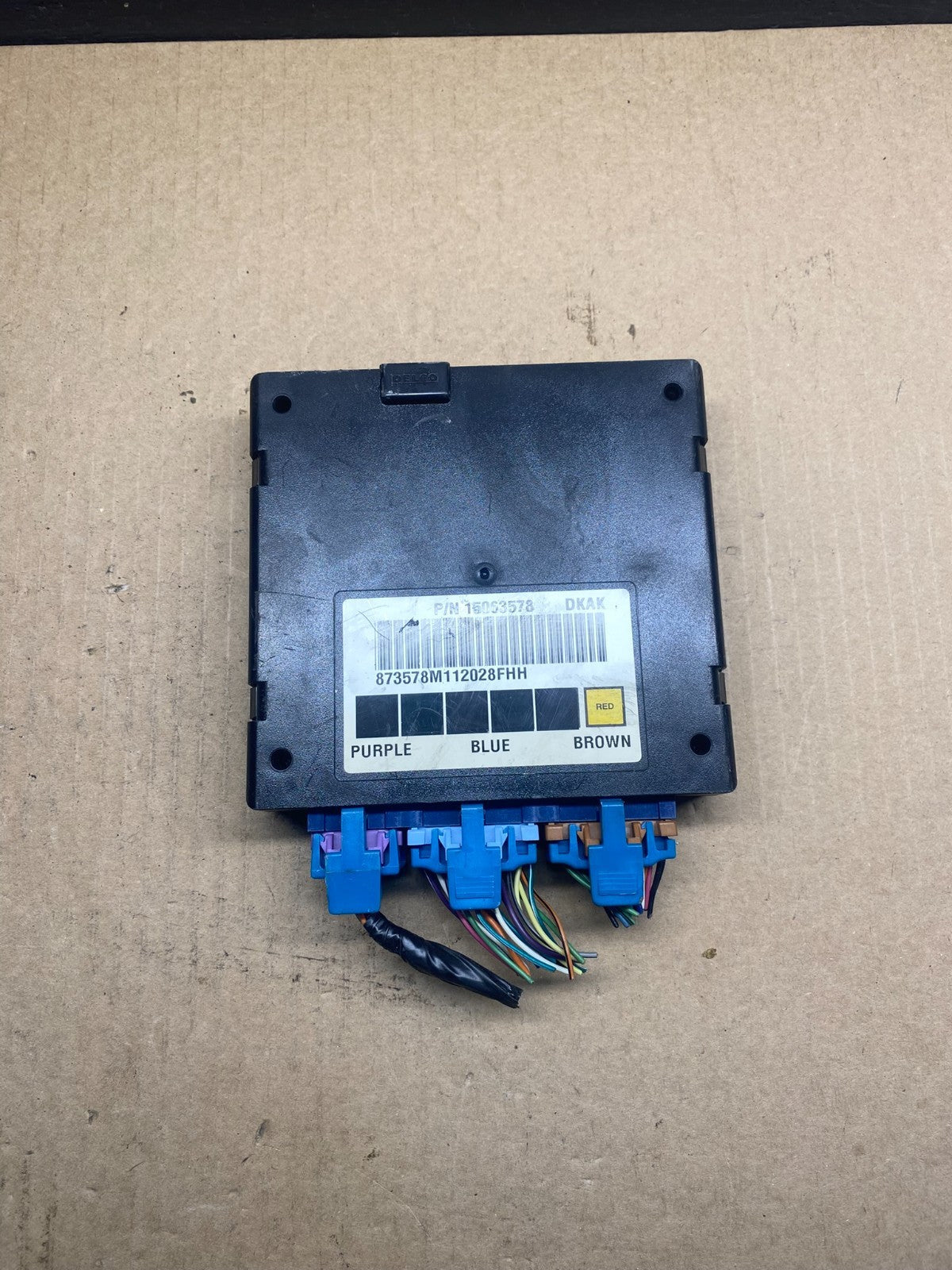 2002 Chevrolet Avalanche Silverado Body Control BCM Module ag6165 DG0