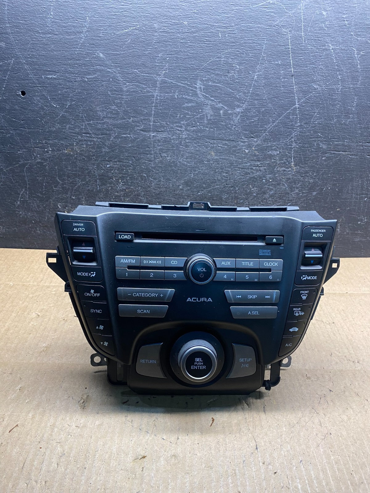 2009 2011 Acura TL AM FM CD MP3 DVD Navigation Radio Player Receive AG7330 DG0