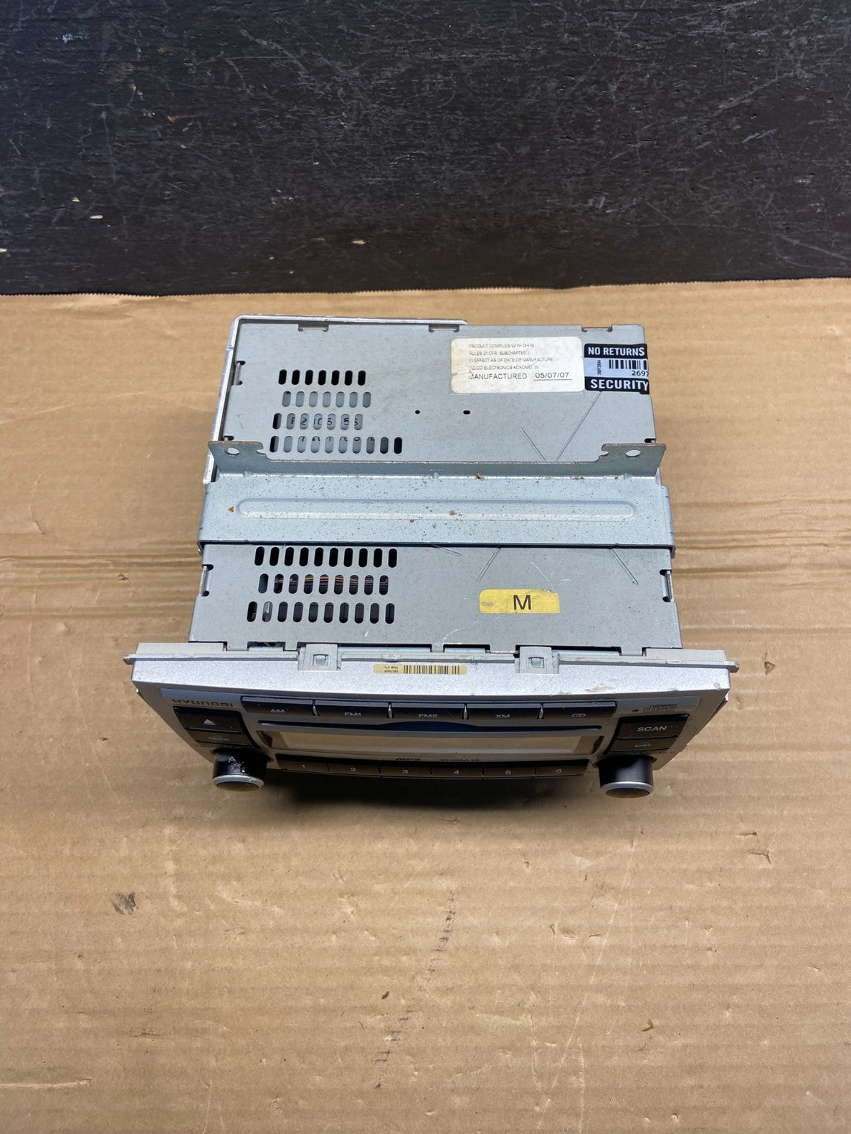 2007 to 2009 Hyundai Santa Fe AM/FM Radio CD Player ae4605 DG3