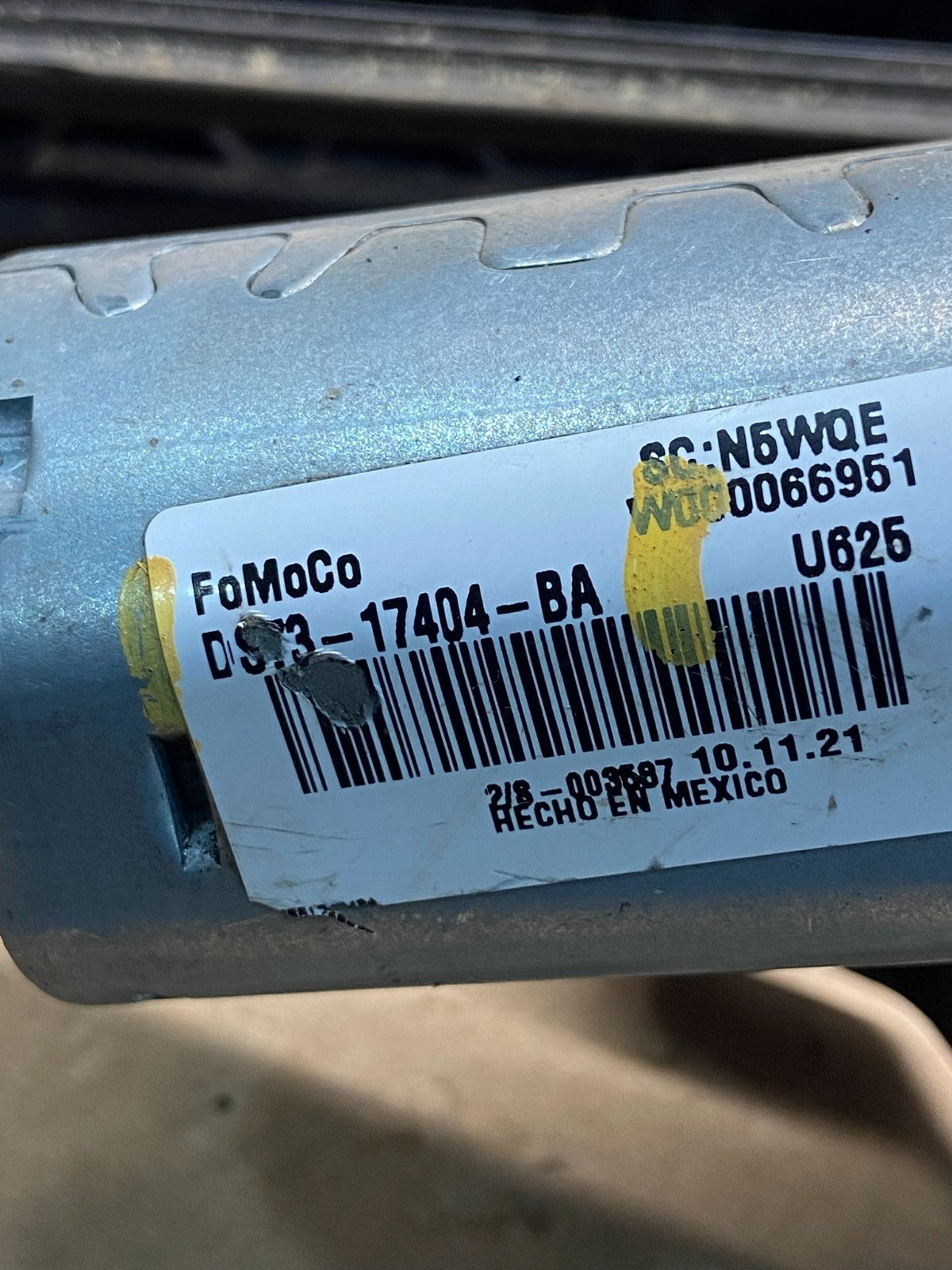 2020 to 2023 Ford Explorer Rear Windshield Wiper Motor AE2318 DG6