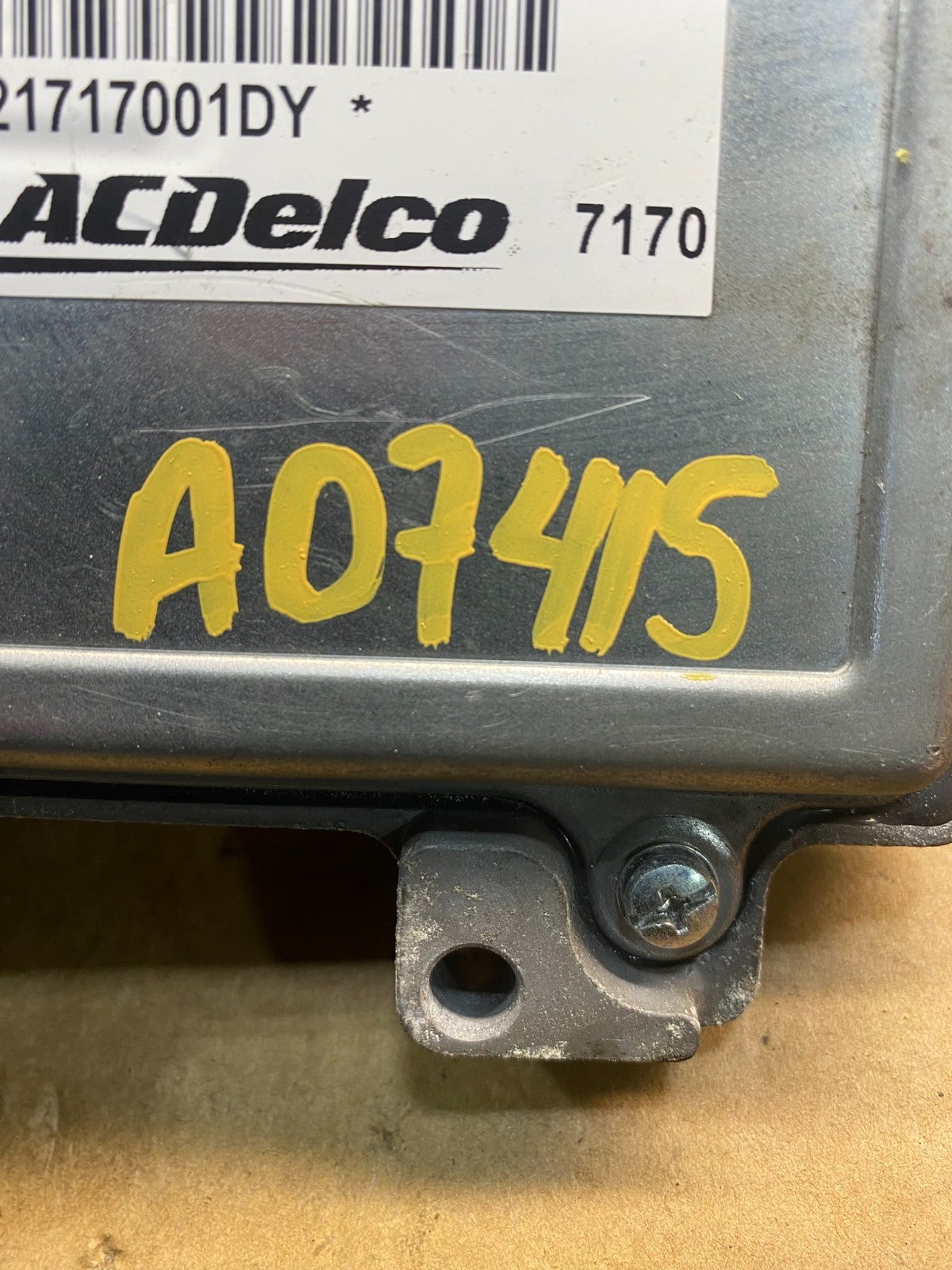 2008 - 2012 Chevrolet Malibu Ecu Engine Control Module Unit Ecm AD7415 DG3