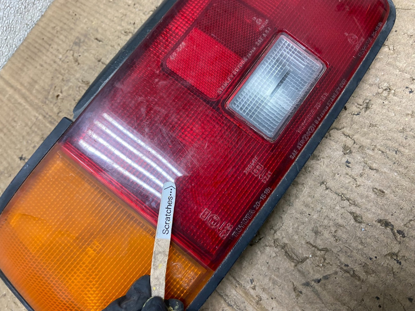 1985 to 1989  Toyota Celica Left Driver LH Side Tail Light AA8578 DG3