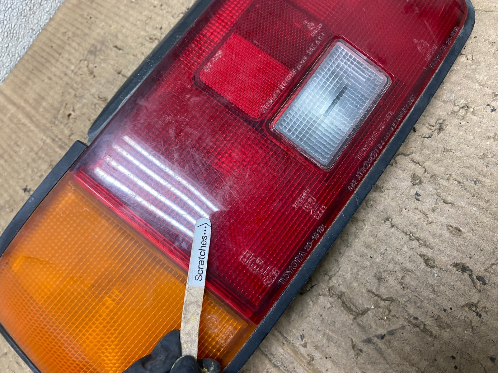 1985 to 1989  Toyota Celica Left Driver LH Side Tail Light AA8578 DG3