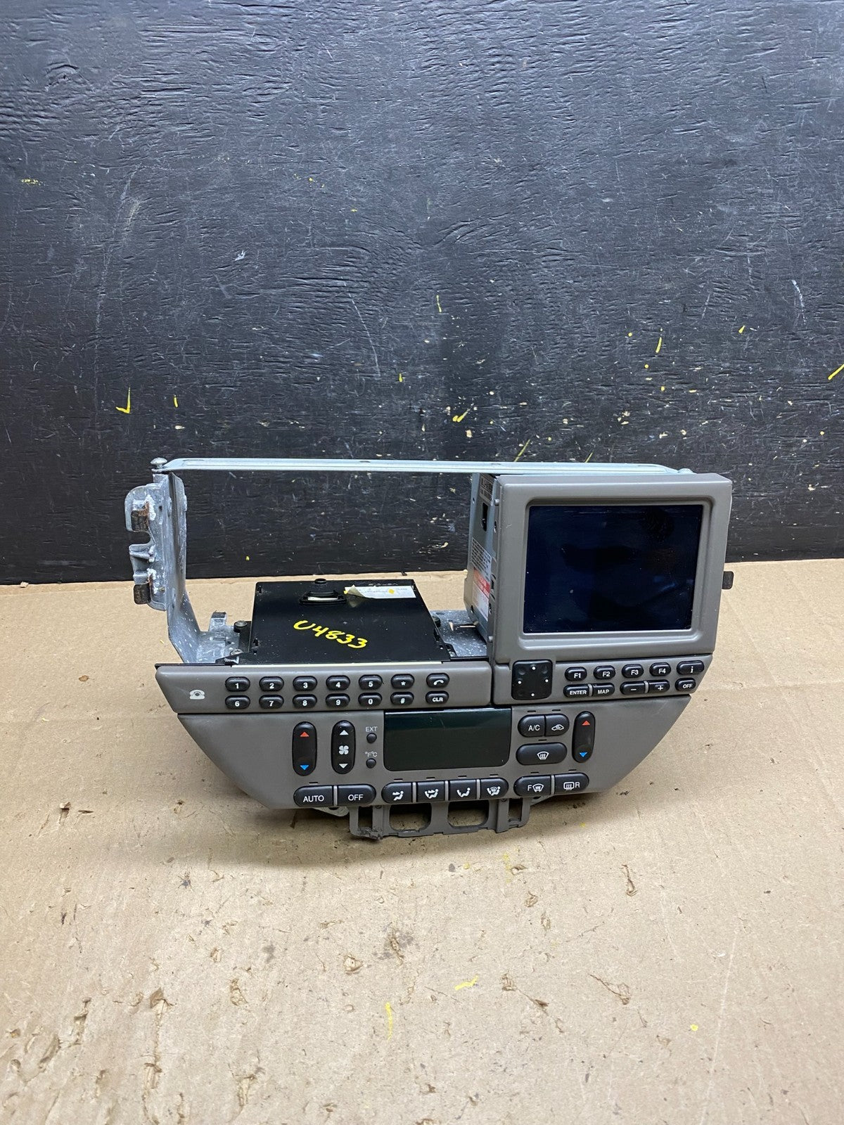 1999 - 2002 Jaguar S-Type Dash Climate A/C Temperature Radio Panel u4833 DG0