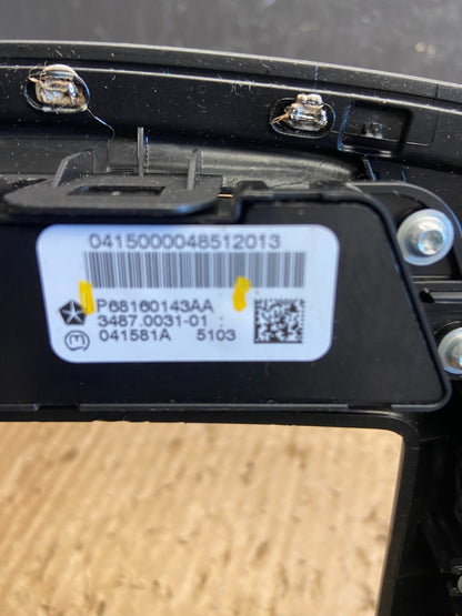 2015 to 2016 Chrysler 200 Radio Dash Bezel Trim Vent Hazard Panel AC9653 DG5
