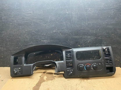 2001 2004 Dodge Dakota Speedometer Climate  Control Radio Panel Bezel X3160 DG0