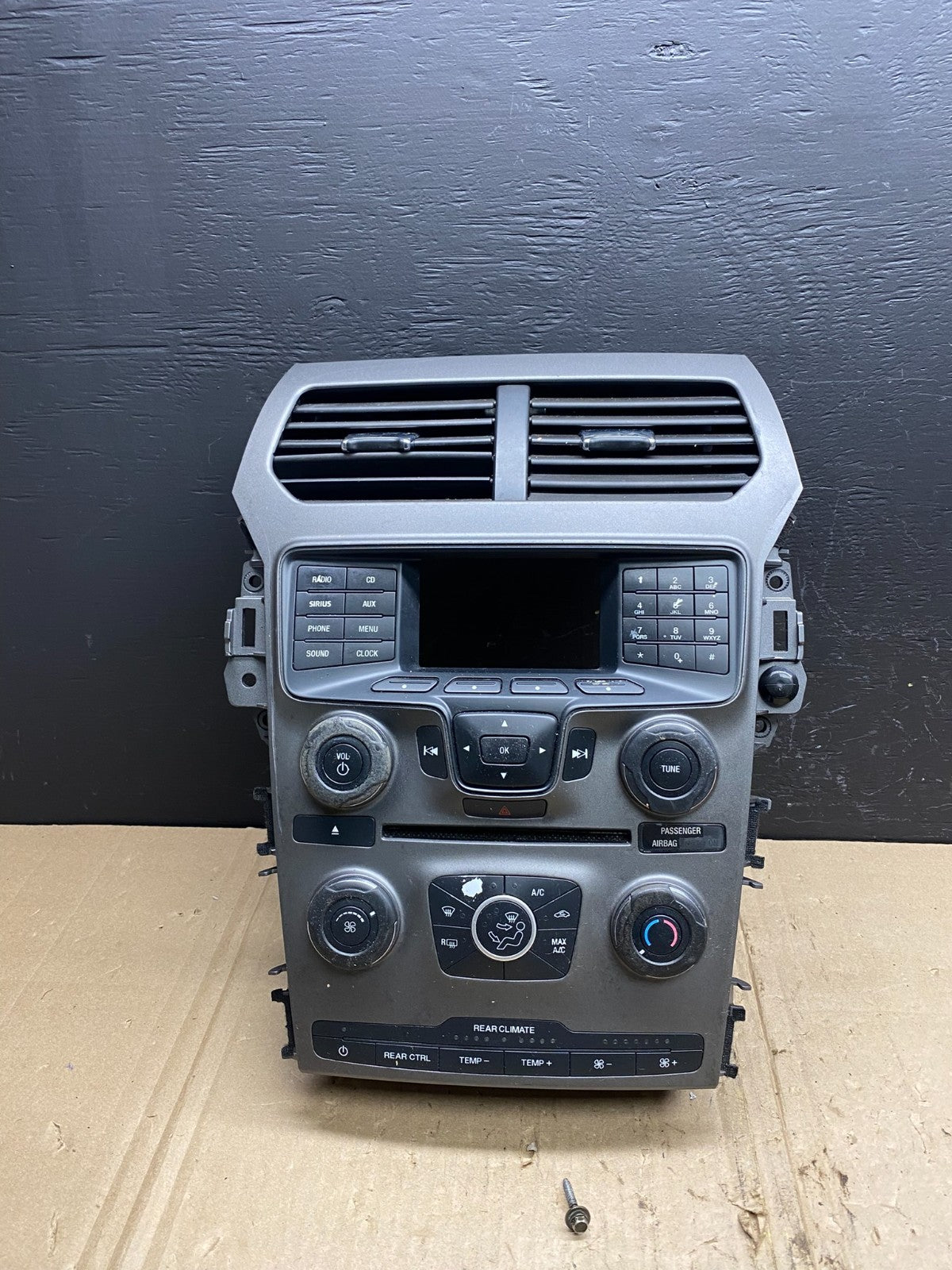 2011 to 2014 Ford Explorer Radio Climate Control Trim Bezel Panel Oem AB9023 DG0