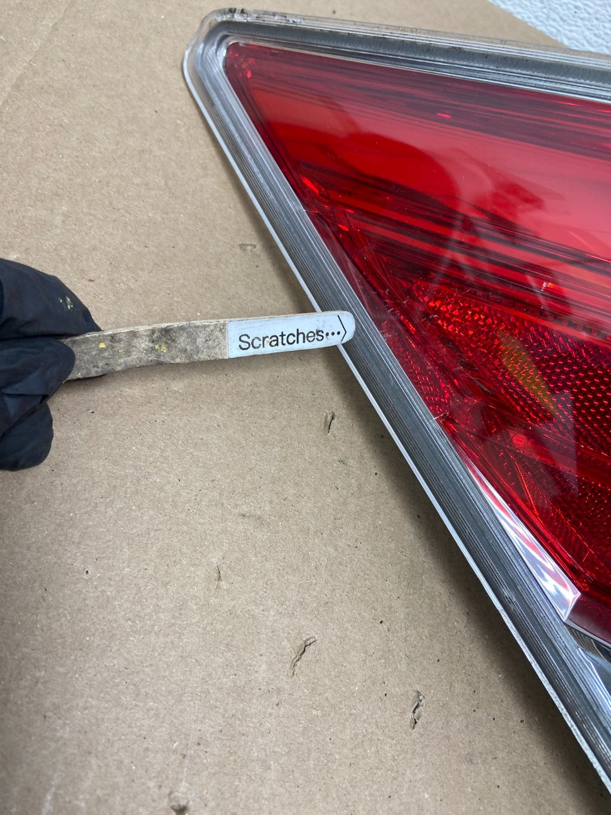 2008 to 2012 Honda Accord Sedan Tail light Left Driver LH Side AD6480 DW3