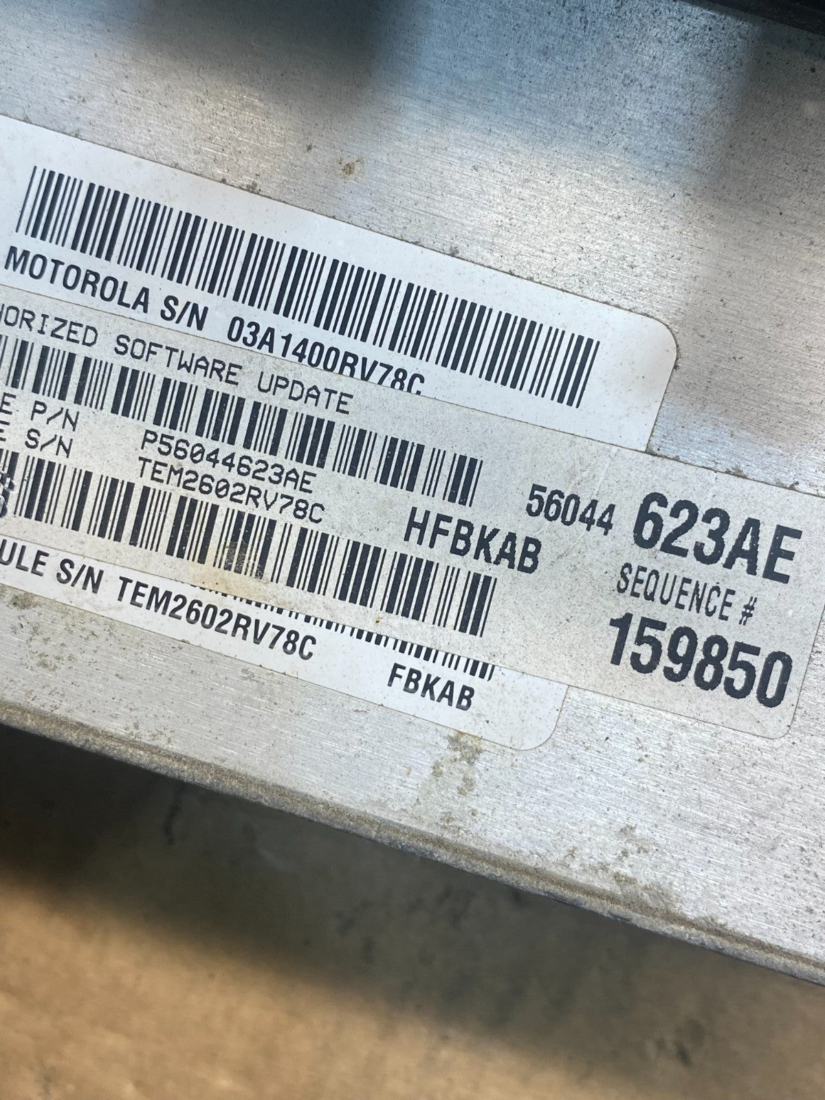 2003 Jeep Liberty 3.7L Engine ECU Computer Module p56044623ae AH4772 DG2
