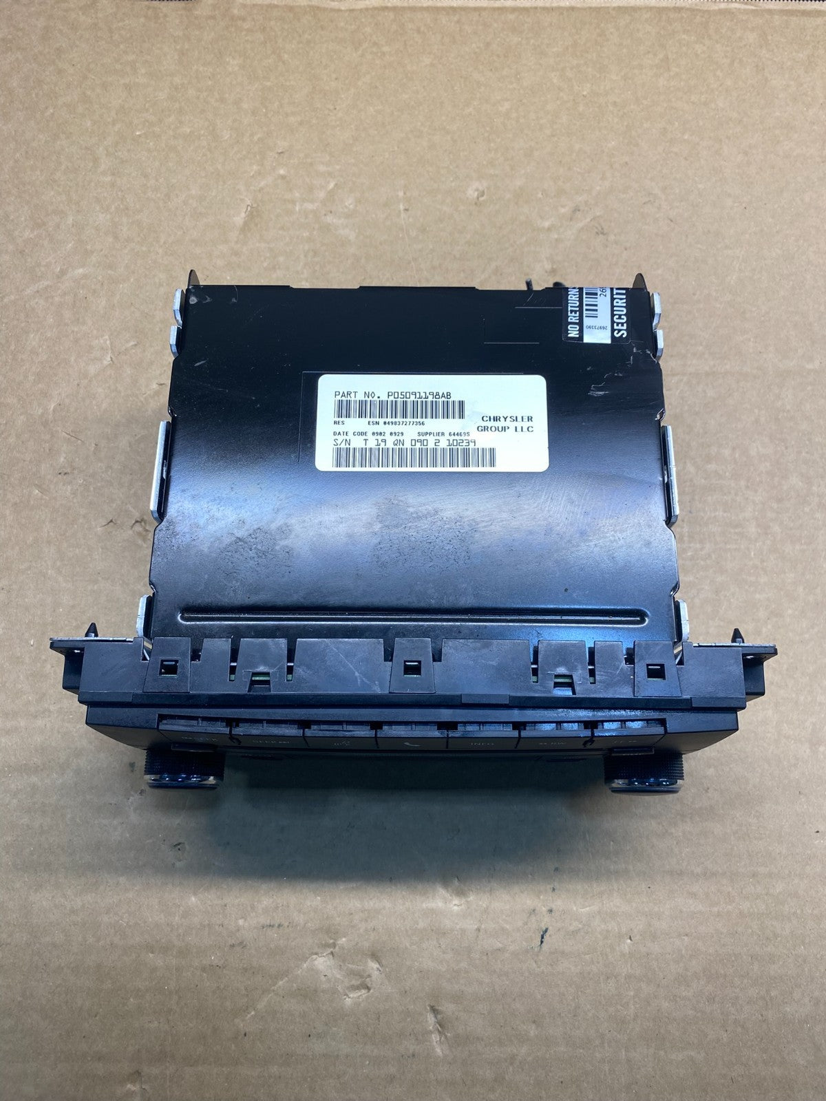 2007-2012 Chrysler Dodge Jeep Ram Radio CD MP3 AUX Receiver AF6567 DW3