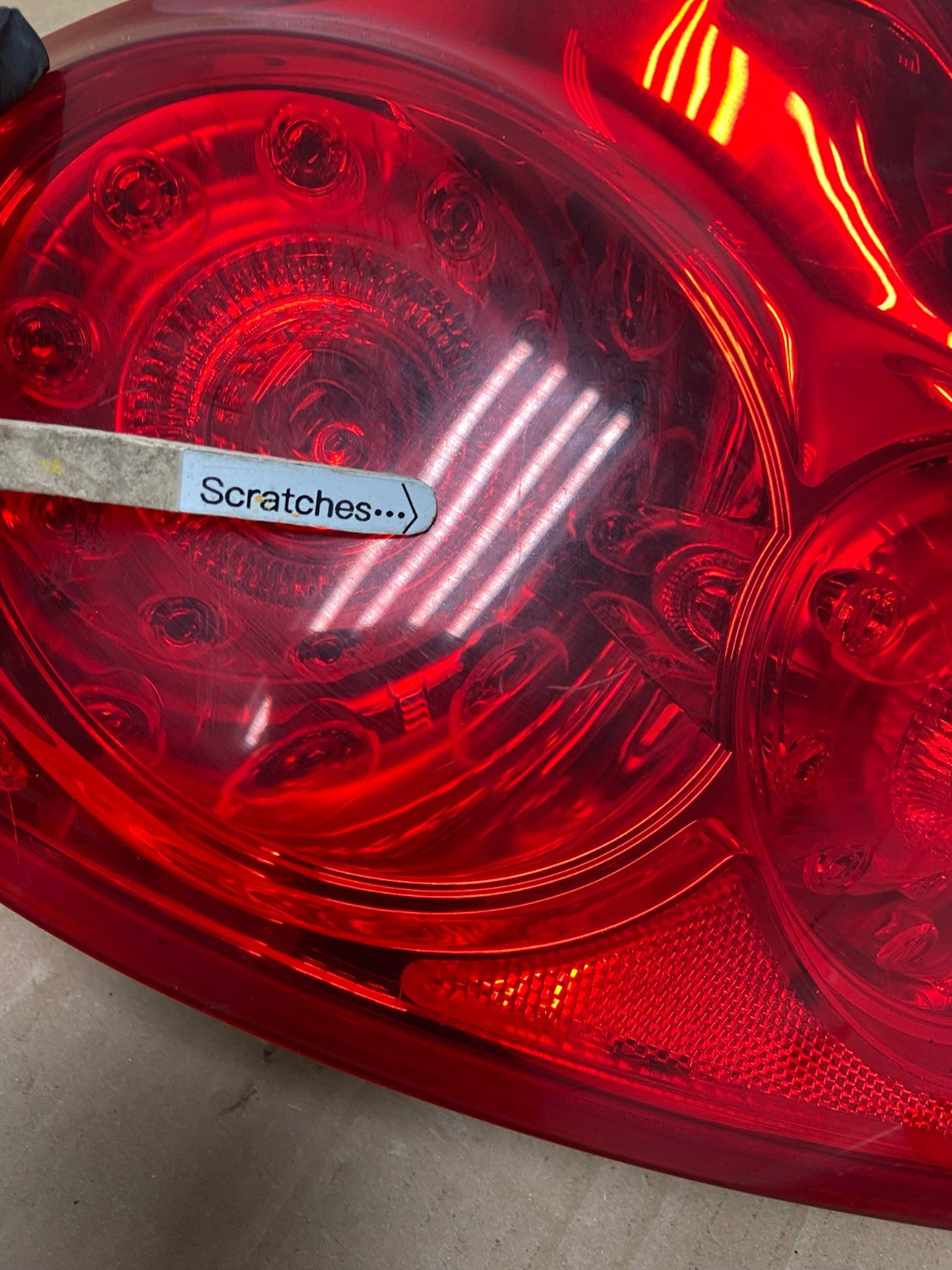 2007 to 2013 Infiniti G35 G37 Sedan Left Driver LH Side Tail Light Oem AB80653