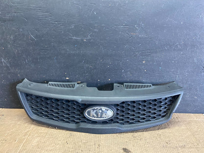 2010 to 2013 Kia Forte Koup Black Front Upper Bumper Grill Grille O6140 DG0