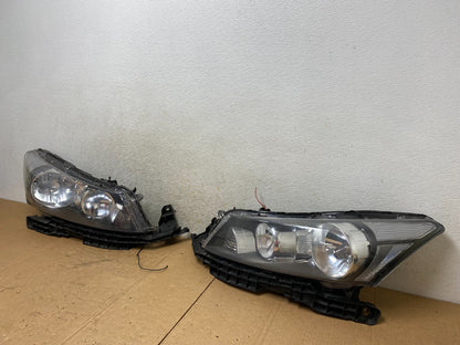 2008 to 2012 Honda Accord Sedan Left+Right Set Halogen Headlights AI4646 DW1