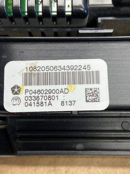 2008 2009 2010 Jeep Commander Grand Cherokee A/C Climate Control Bezel AF2009 DW5