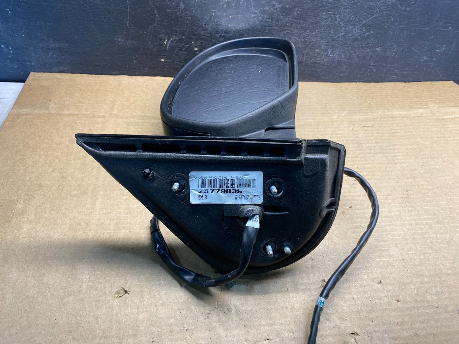 2007 to 2008 Gmc Yukon Right Passenger Turn Signal View Door Mirror AD9752 DW5