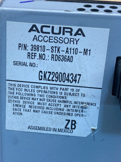 2007 to 2009 Acura RDX Radio Audio Navigation Display Screen AG7359 DG2