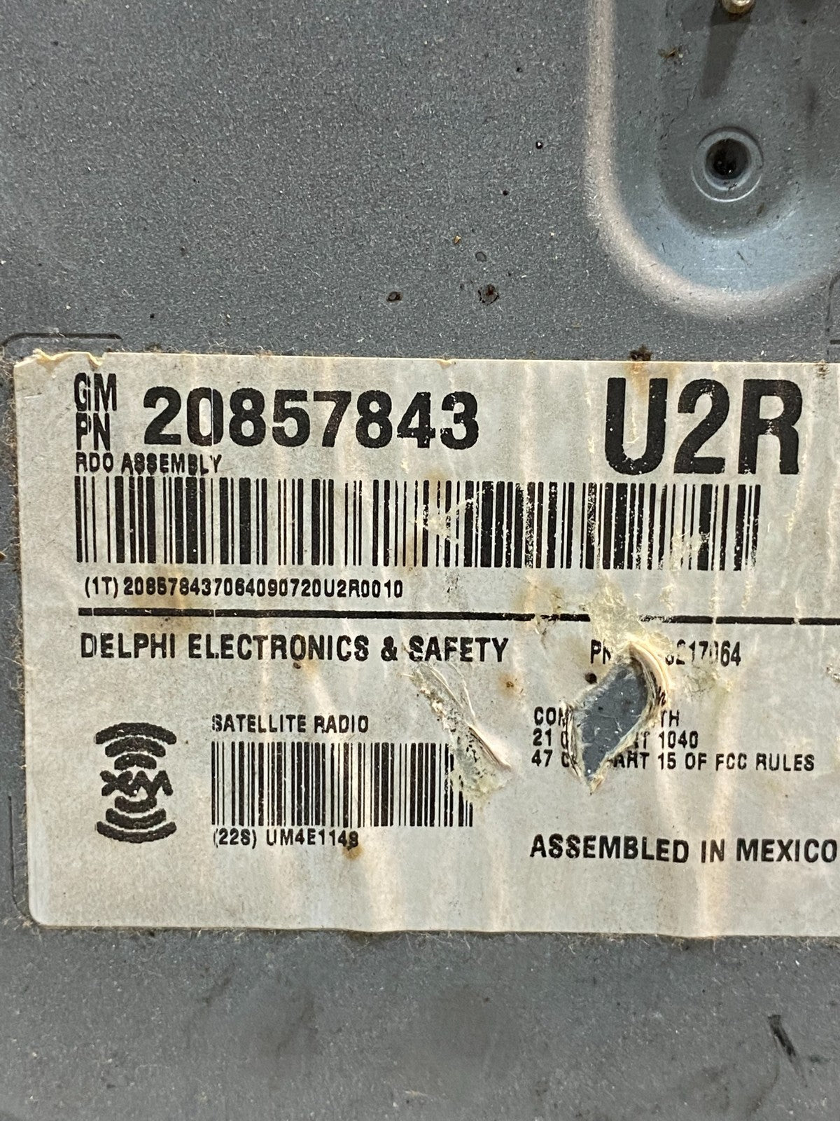 2008 to 2014 Cadillac CTS Am Fm Cd Player Radio Receiver AI7136 DG6