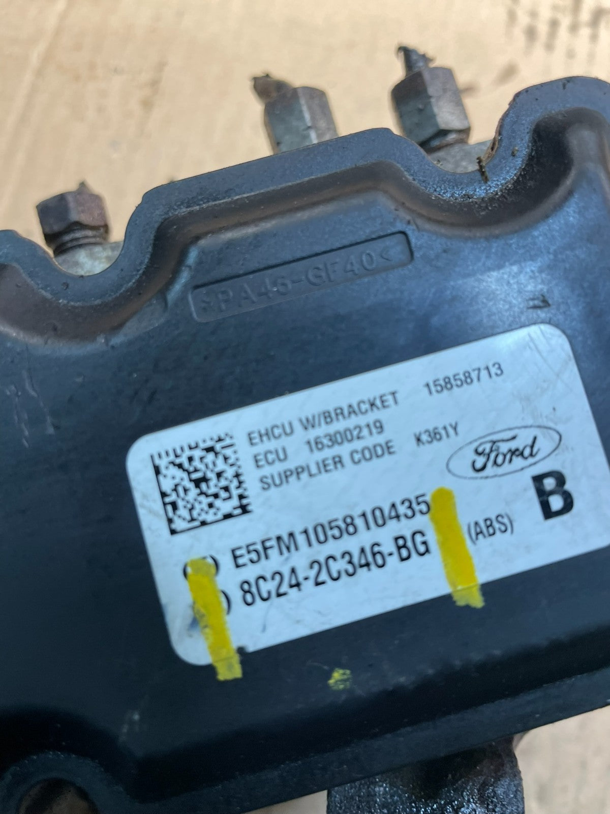 2011 - 2014 Ford E250 E350 Van ABS Anti Lock Brake Pump Module v1973 DG6