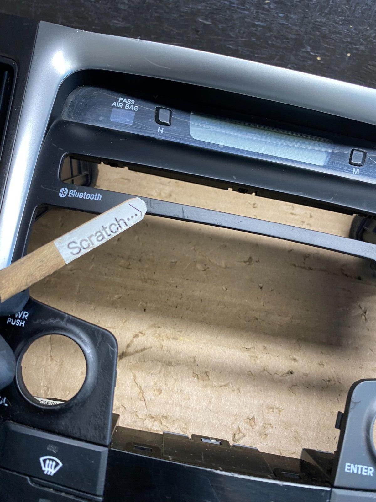 2011 - 2014 Hyundai Sonata Center Radio Climate Control Air Vent Bezel AG8469 DG2