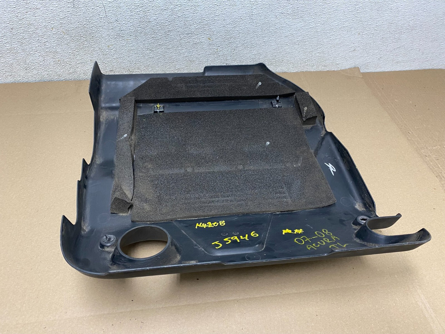 2007 to 2008 Acura TL 3.2 VTEC Engine Cover Plastic Trim j5946 PS3