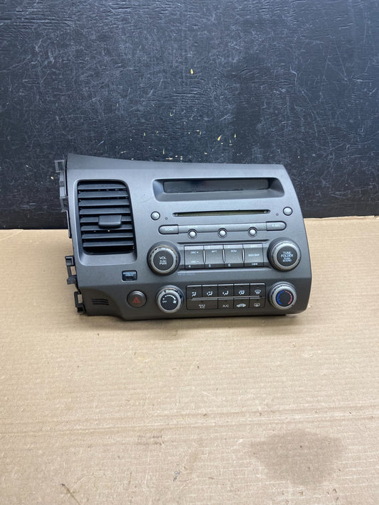2006 - 2011 Honda Civic Radio AM/FM Climate Control Air Vent Bezel ah1412 DG0