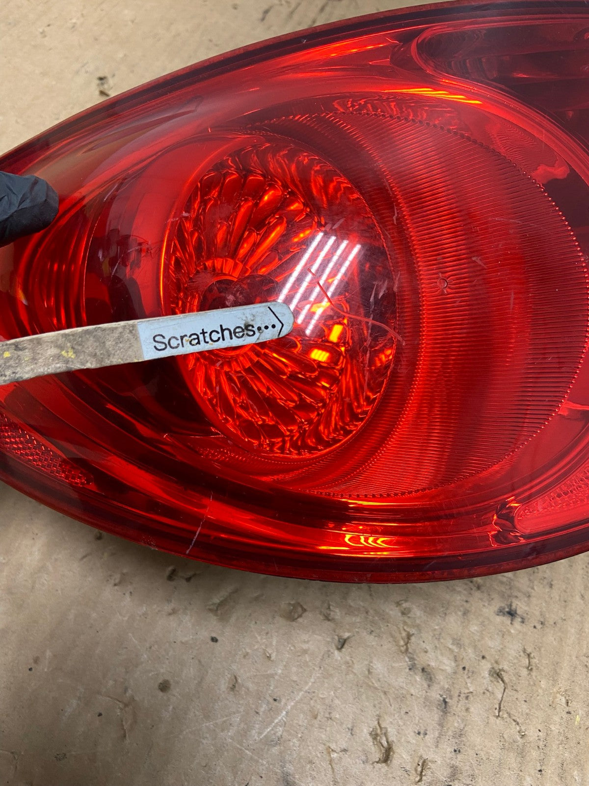 2007 to 2010 Hyundai Elantra Sedan Left Driver Side Tail Light AC8292 LK3