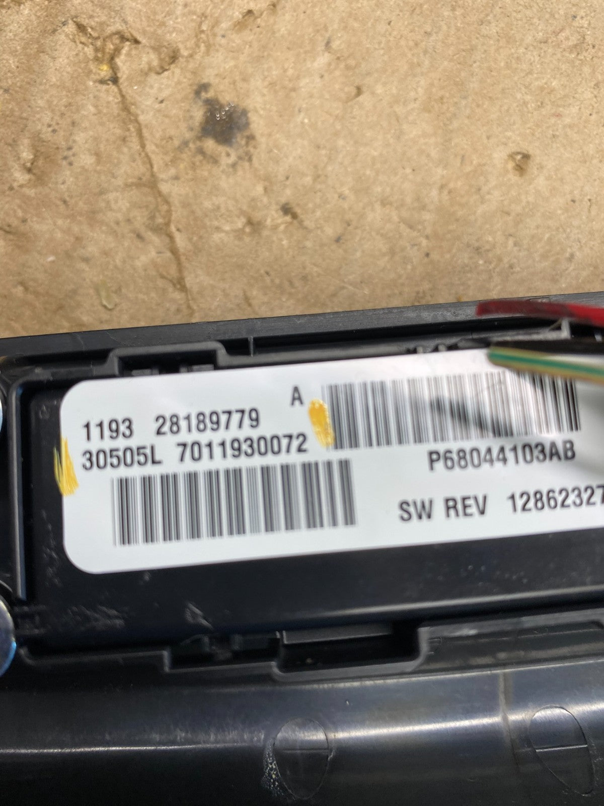 2011 - 2014 Dodge Avenger Center Dash Black Radio Trim Bezel Panel AC6815 DG6