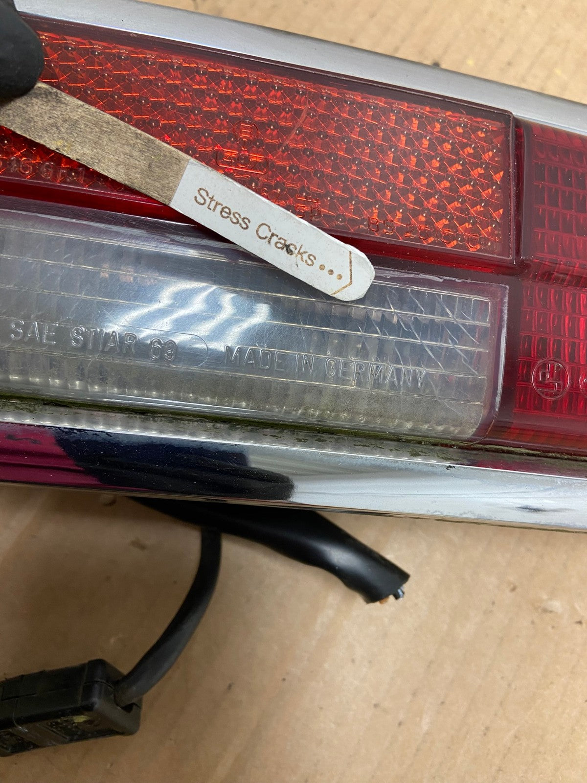 Mercedes W108 W109 280SE 280SEL 300SE 300SEL Left LH Side Tail Light AI8451 LK3