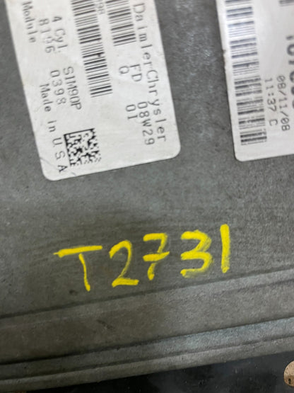 2009 Dodge Avenger Sebring 2.4L Engine Computer ECM ECU p05187404ac T2731 DG4