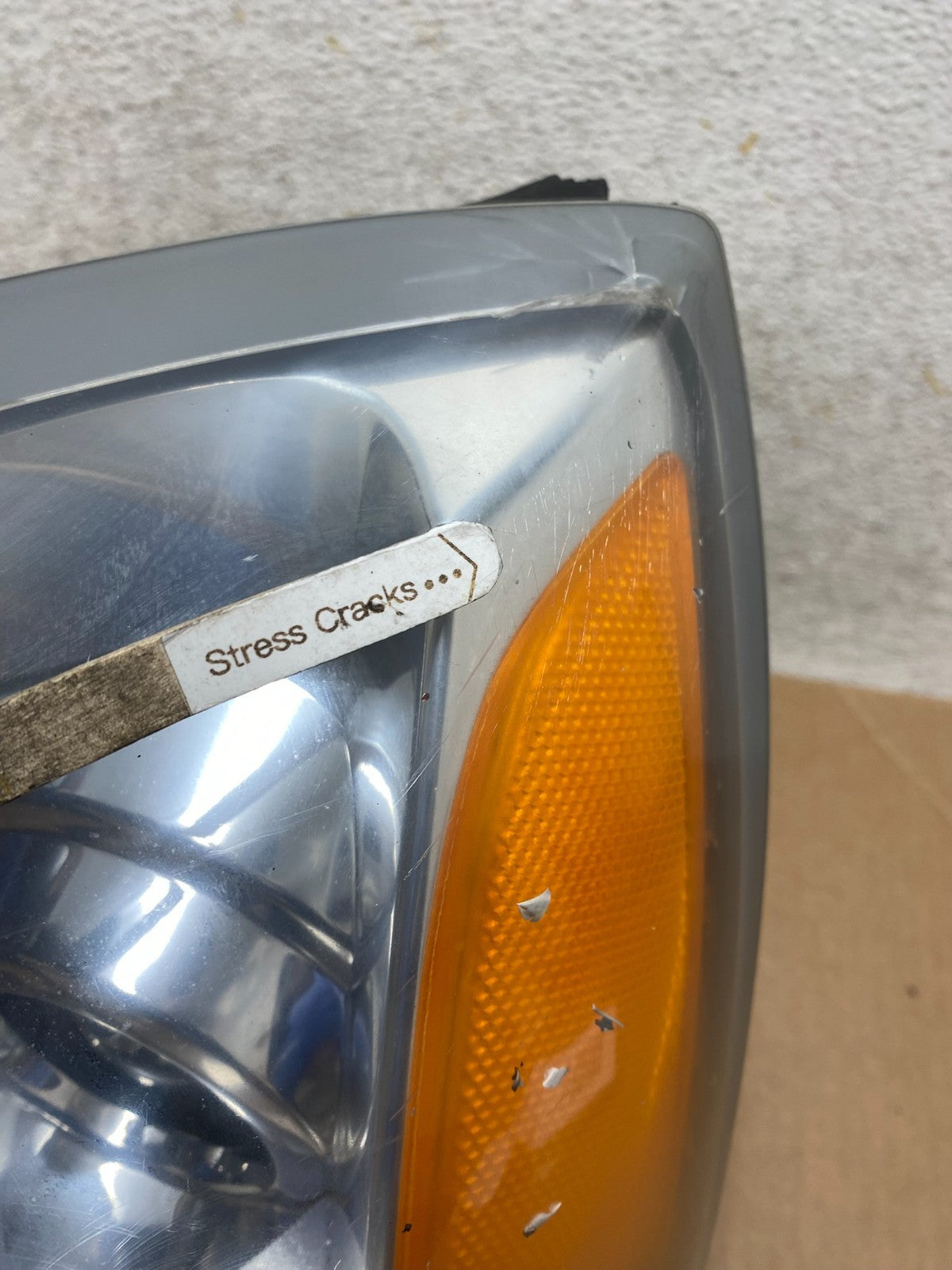 2004 to 2009 Cadillac SRX Left Driver Side Halogen Headlight DEPO AI3748 DW4