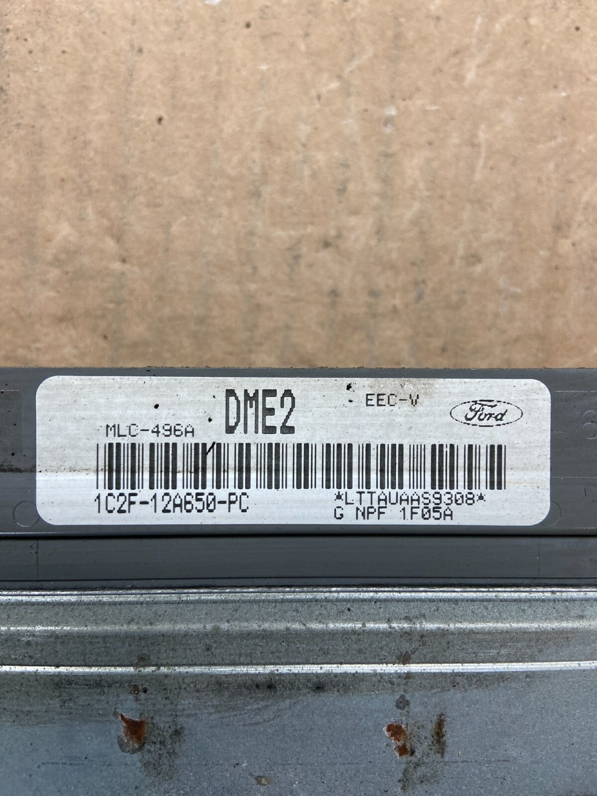 1997 Ford Van E-150 4.6L Engine Control Unit ECU Module 1C2F-12A650-PC A4578 DG13
