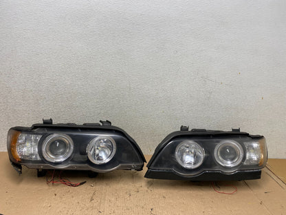 2000-2003 BMW X5 E53 LED Left+Right Set LED Projector Headlight R6549 C DG0