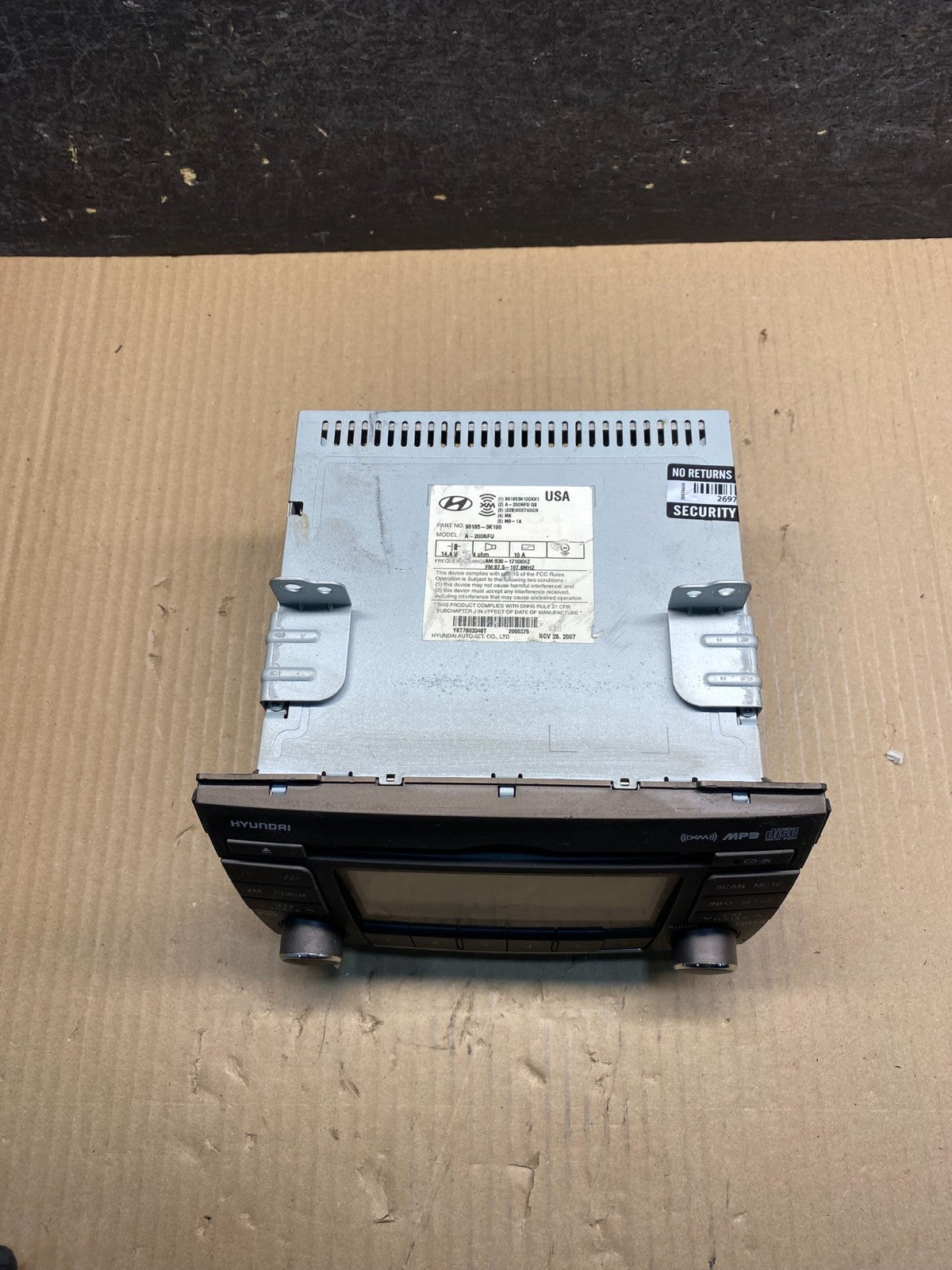 2009 2010 Hyundai Sonata Am Fm Cd Player Radio Receiver ai0360 DG3