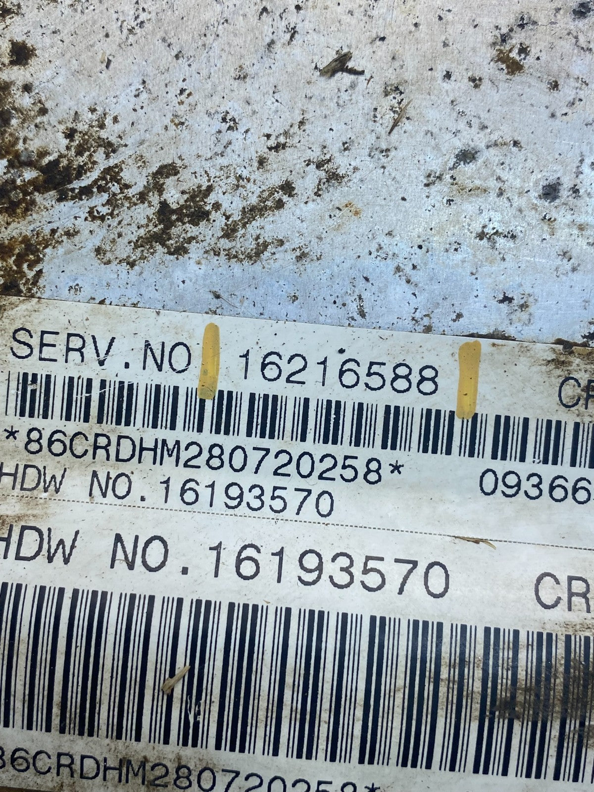 1996 Chevrolet Silverado Engine Control Module ECM ECU ag9466 DG2