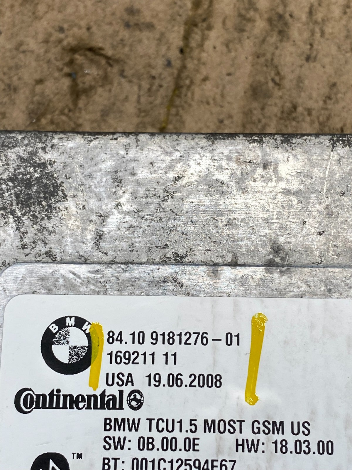 2006 to 2010 Bmw Bluetooth  Control Module Computer Telematics OEM P1874 DG6
