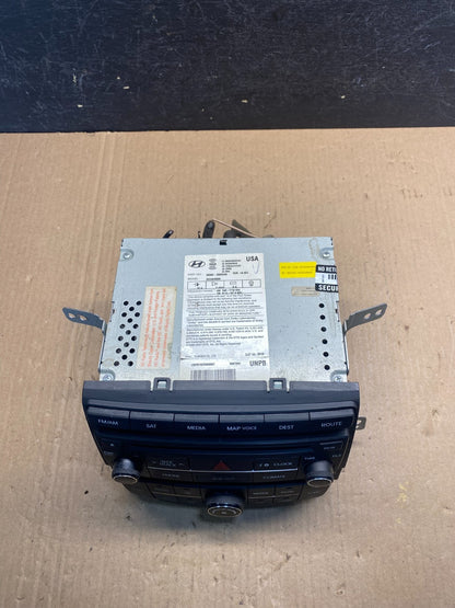 2014 Hyundai Sonata Radio CD Player Climate Control AE6383 DW3