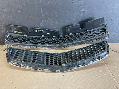 2010-2013 Chevrolet Equinox Upper Lower Set Front Chrome Grill Grille AE3667 DG3