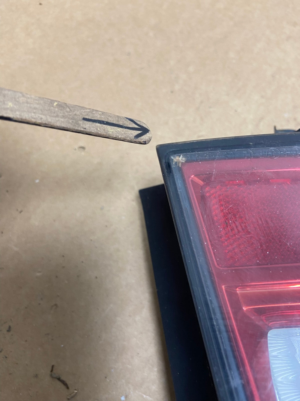 2007 - 2008 Acura Tl Left Driver LH Side Tail Light AI3270 LK4