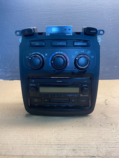 2001 to 2007 Toyota Highlander Climate Control Heater Radio Bezel AC6857 DG0