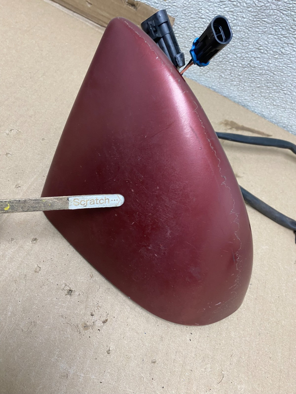1988 to 1996 Chevrolet Corvette Right Passenger View Door Mirror U0947 DG3