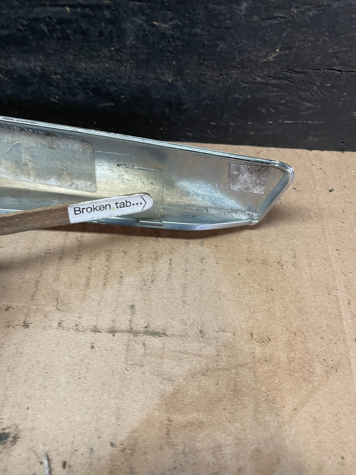 2009 to 2012 Lincoln MKS Trunk Moulding Lid Chrome Trim J3671 DG OEM12