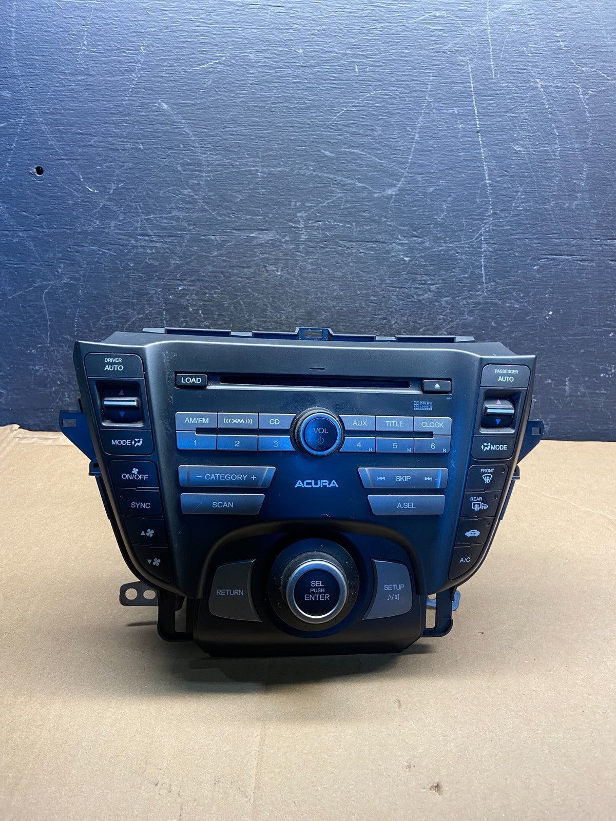 2009 2011 Acura TL AM FM CD MP3 DVD Navigation Radio Player Receive AF9021 DG0