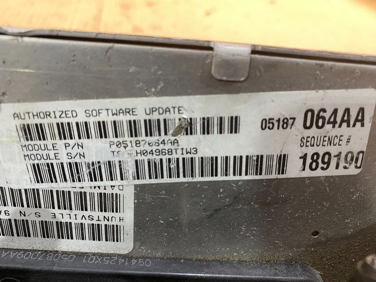 2008 2009 Jeep Wrangler 4.0L Engine Control Module ECU ECM Oem ac1018 DG2