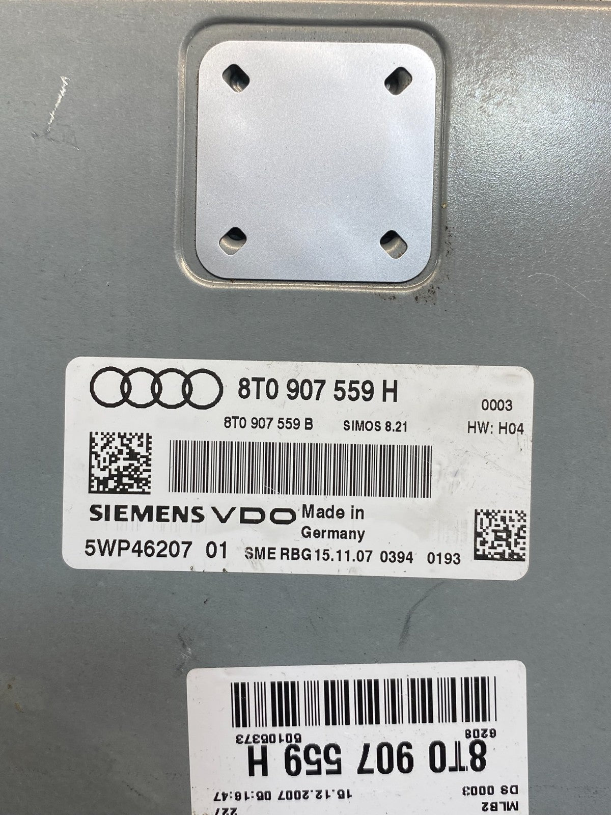 2008 2009 Audi A4 2.0L Engine Computer Ecu Pcm Ecm 8t0907559h AH5064 DG2