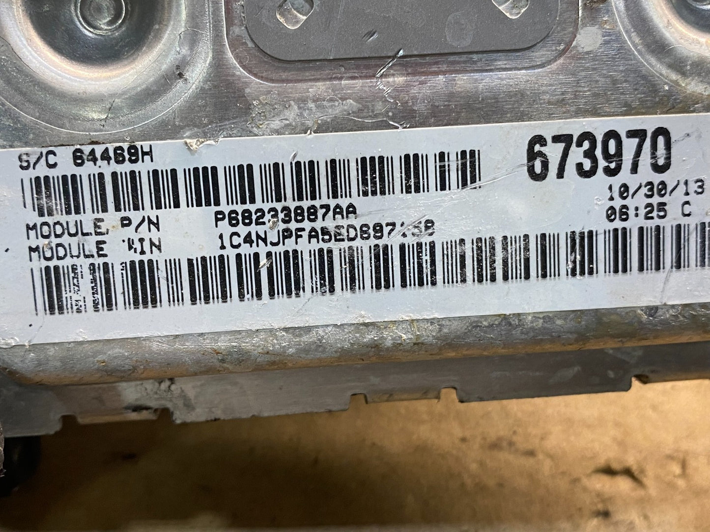 2015-2017 Jeep Compass Patriot Engine Control Module p05150762ab ECU AD9991 DG2